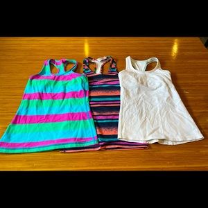 3 Ivivva Tank Tops Girls size 7